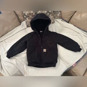 Carhartt Boys S Black Work Canvas Hiking Youth Jacket